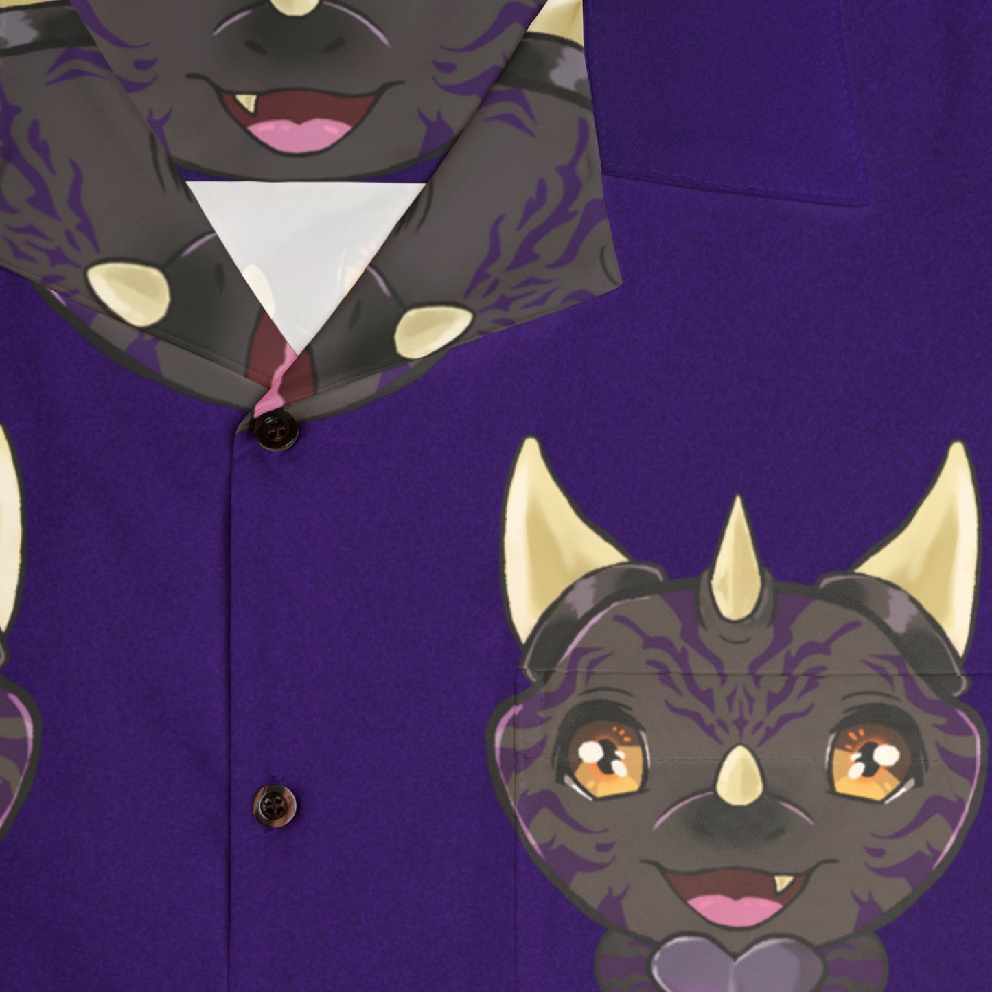 Tiny Shadow Dragon Hawaiian Shirt