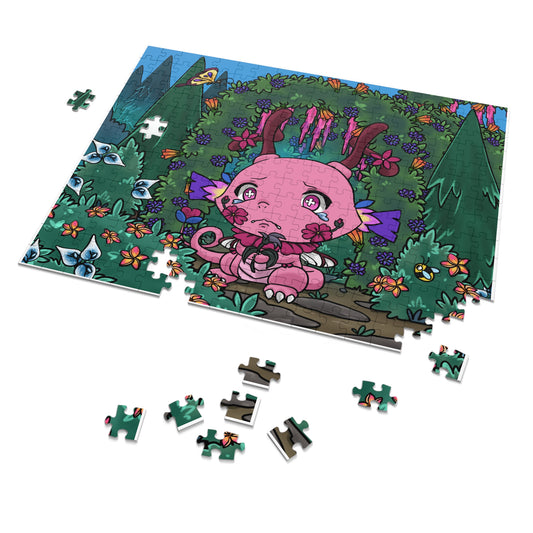 Tiny Flower Dragon Book Puzzle
