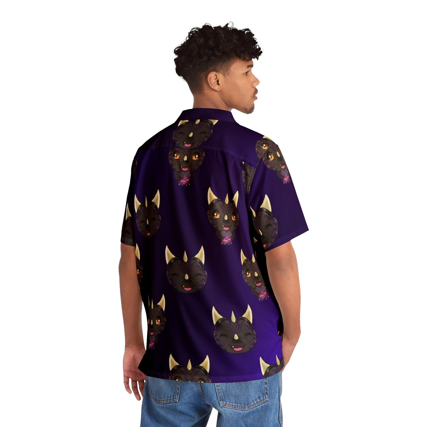 Tiny Shadow Dragon Hawaiian Shirt