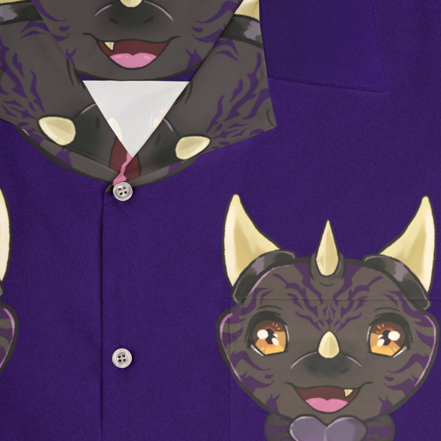 Tiny Shadow Dragon Hawaiian Shirt