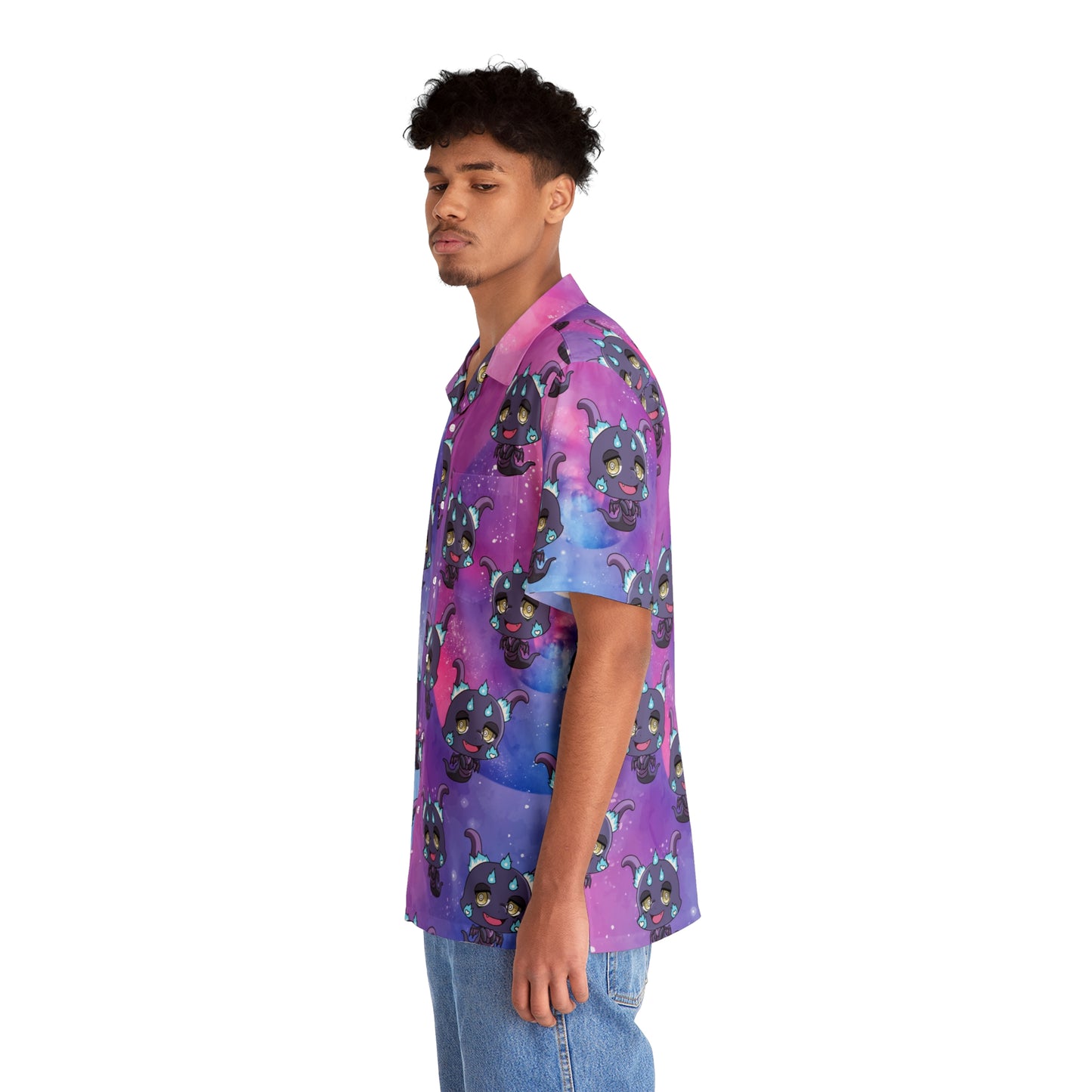 Tiny Ghost Dragon Hawaiian Shirts