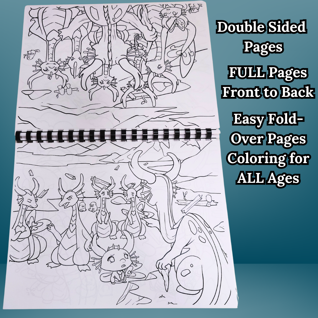 Tiny Dragon Coloring Adventure - Complete Series