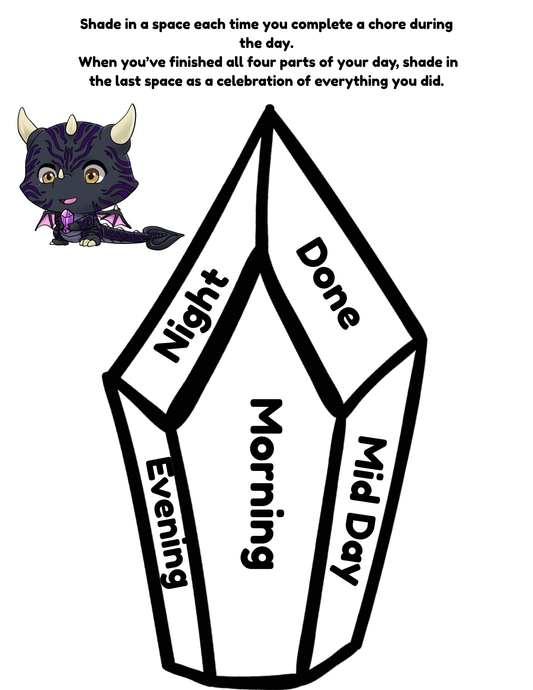 Daily Chore Chart - Hide & Seek Game