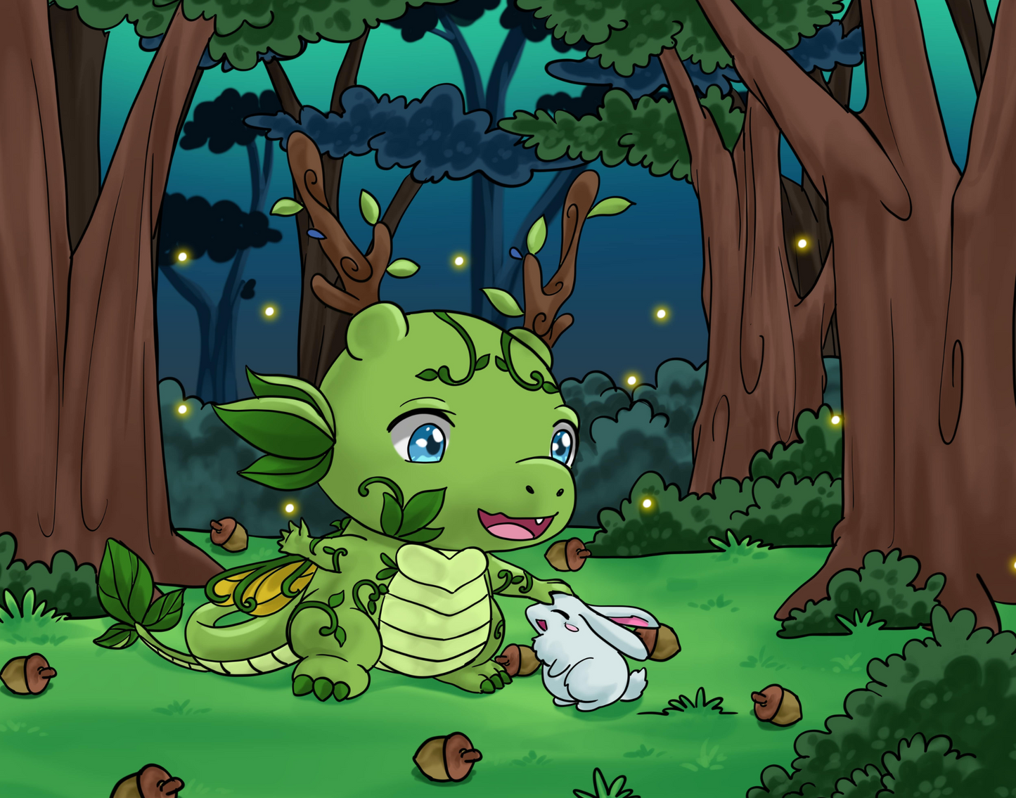 Tiny Leaf Dragon Bundle (Book & Plush Toy)