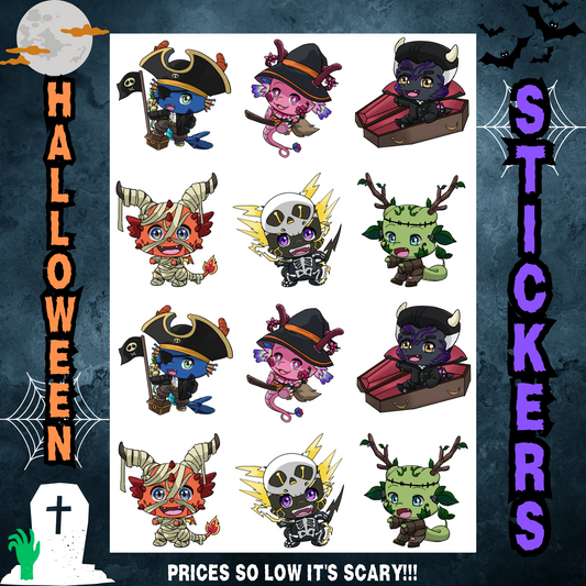 Halloween Sticker Sheet