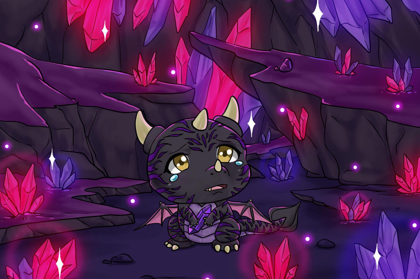 Tiny Shadow Dragon Bundle (Book & Plush Toy)