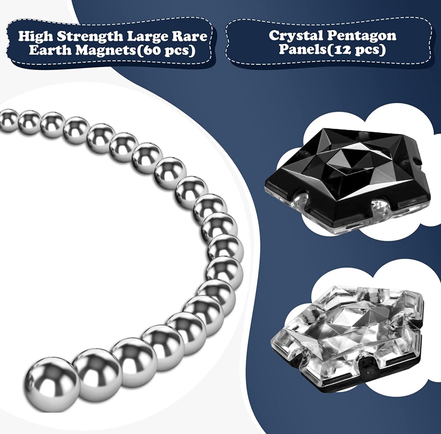 Magnetic Pentagon Fidget Puzzle