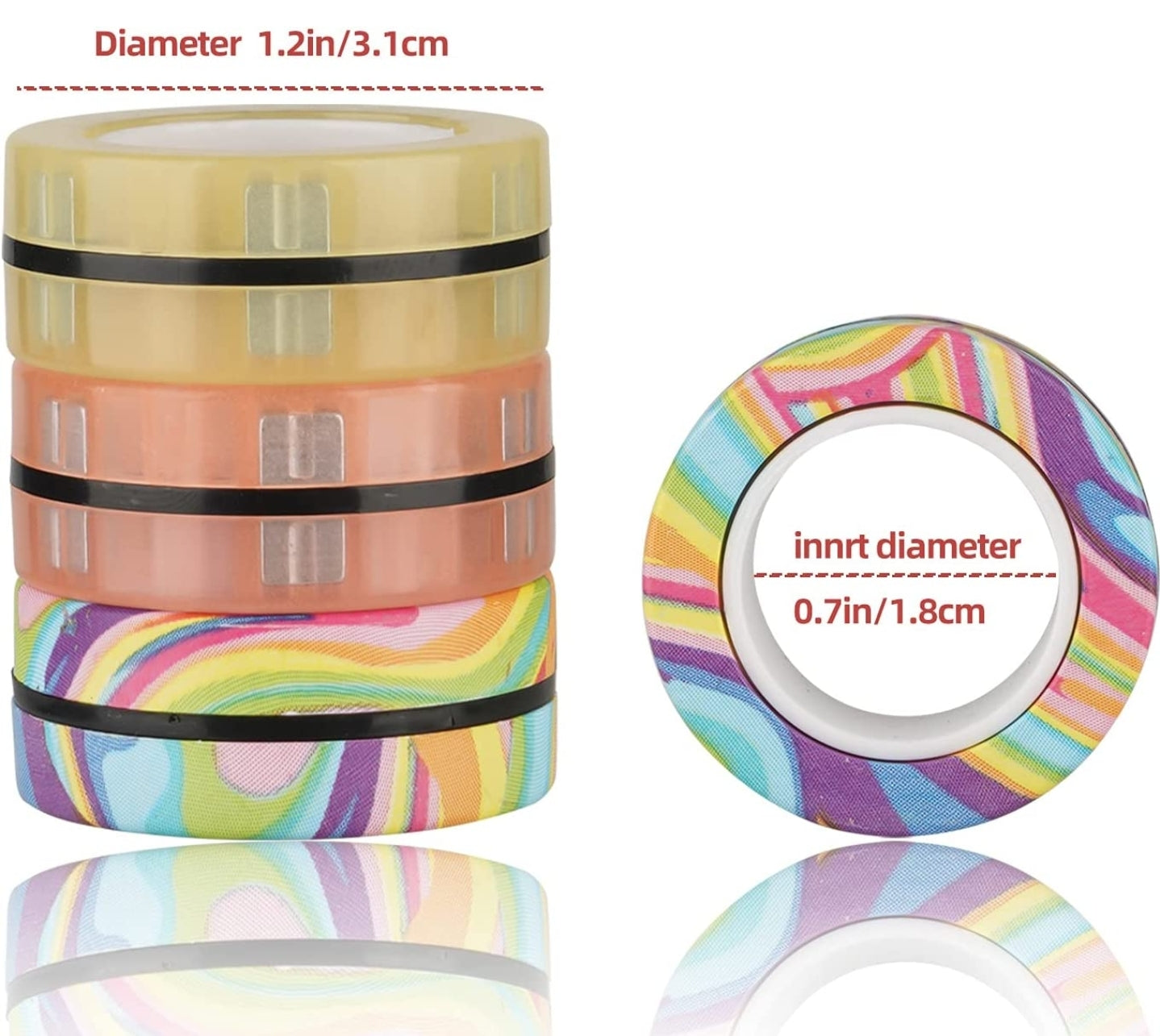 Magnet Spin Fidget Rings