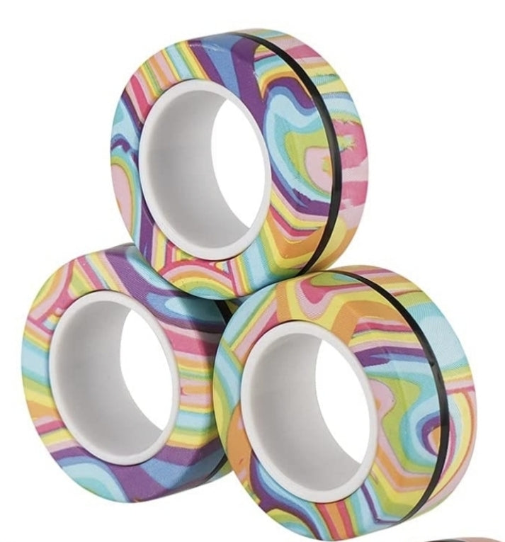Magnet Spin Fidget Rings