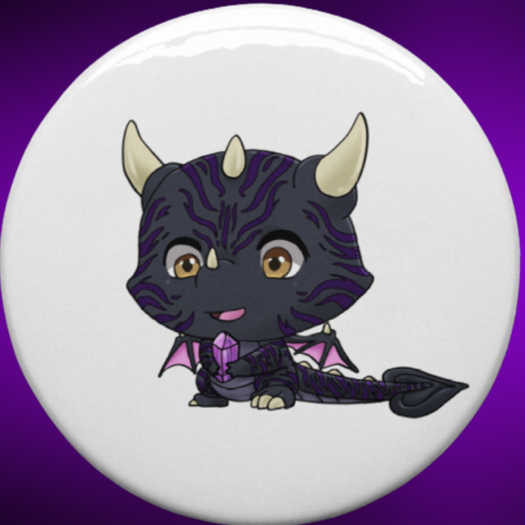 Tiny Dragon Playing Buttons