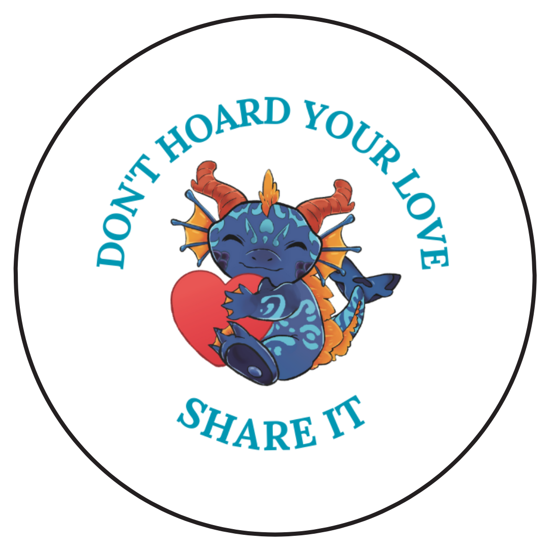 Tiny Dragon Merch Buttons