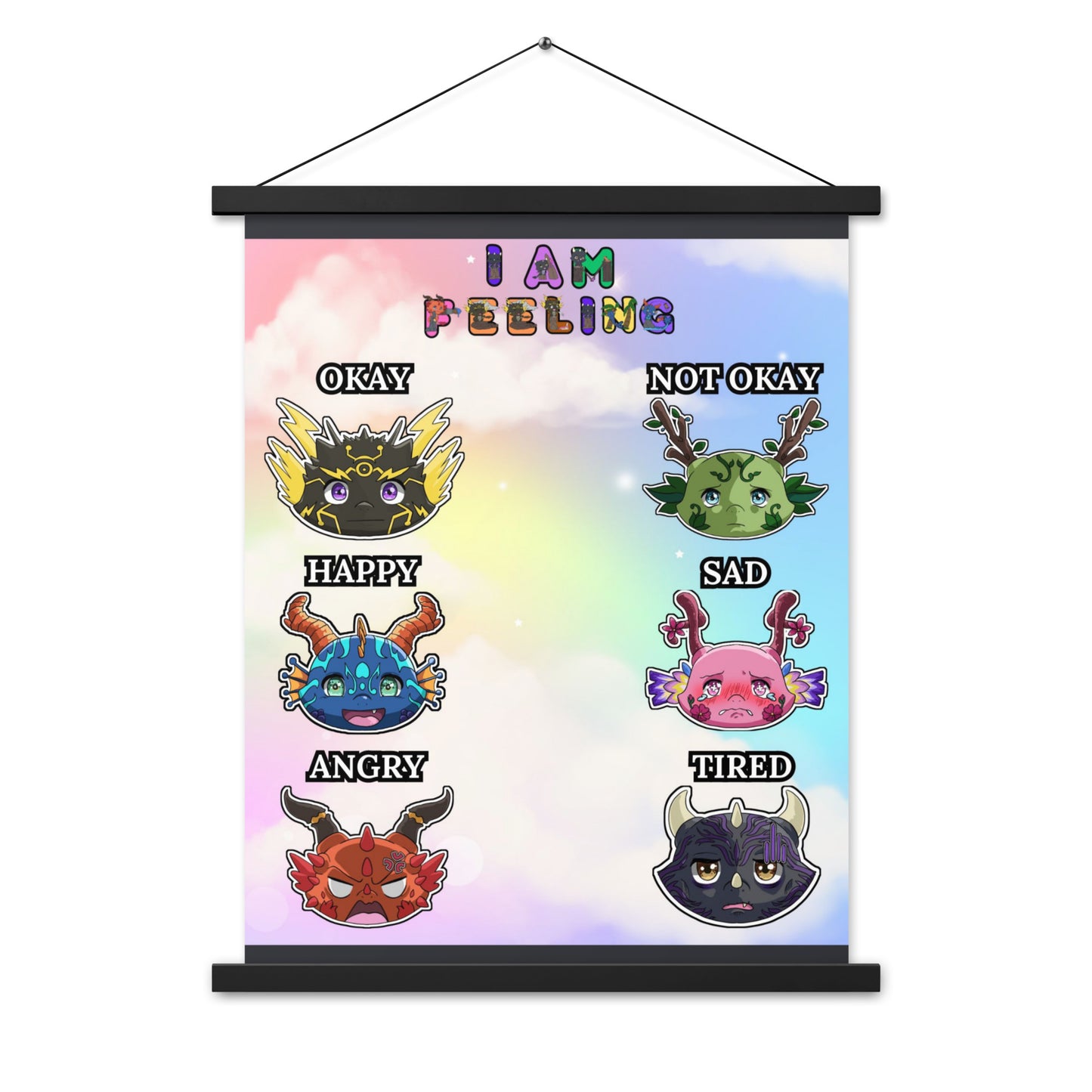 Tiny Dragon Communication Hanging Poster