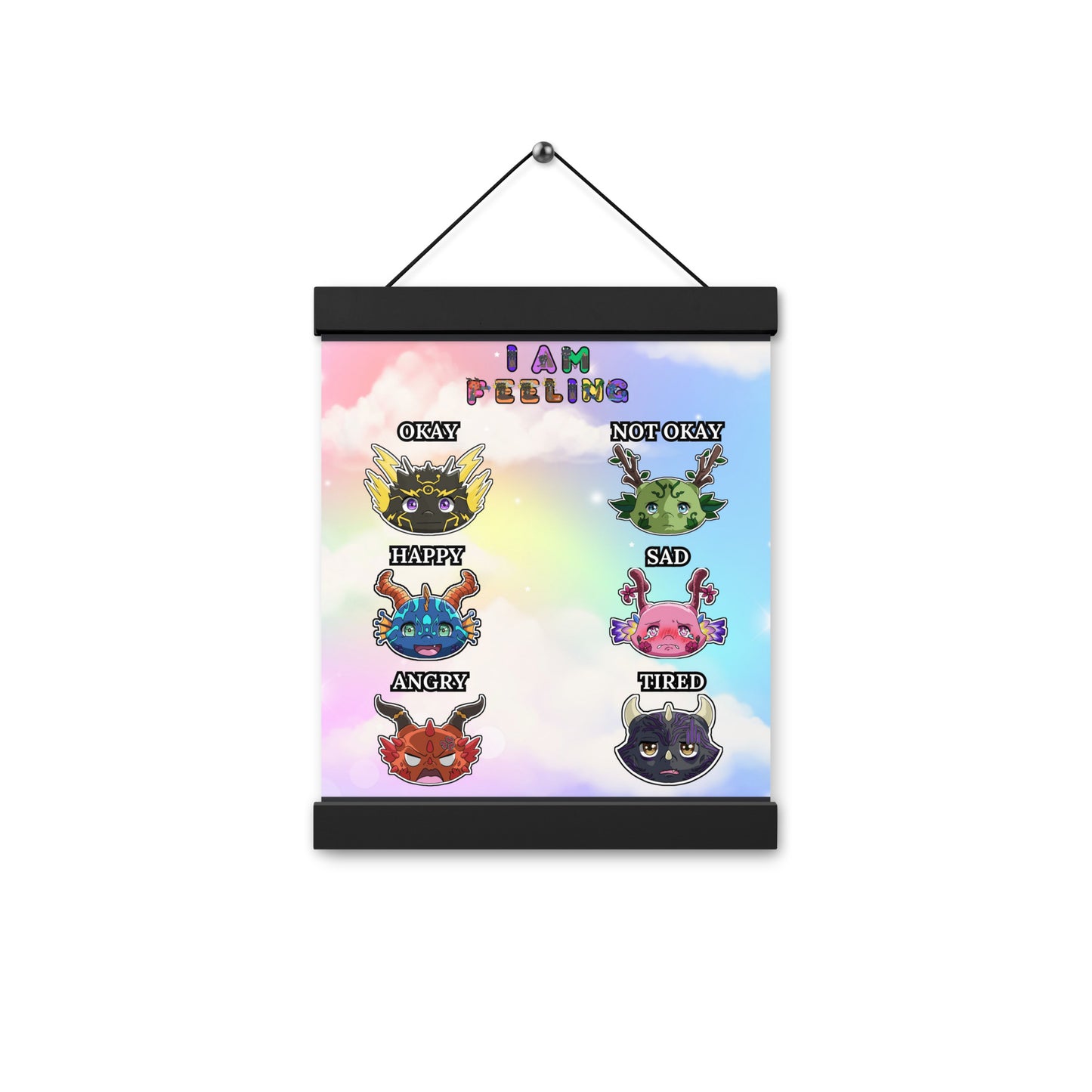 Tiny Dragon Communication Hanging Poster