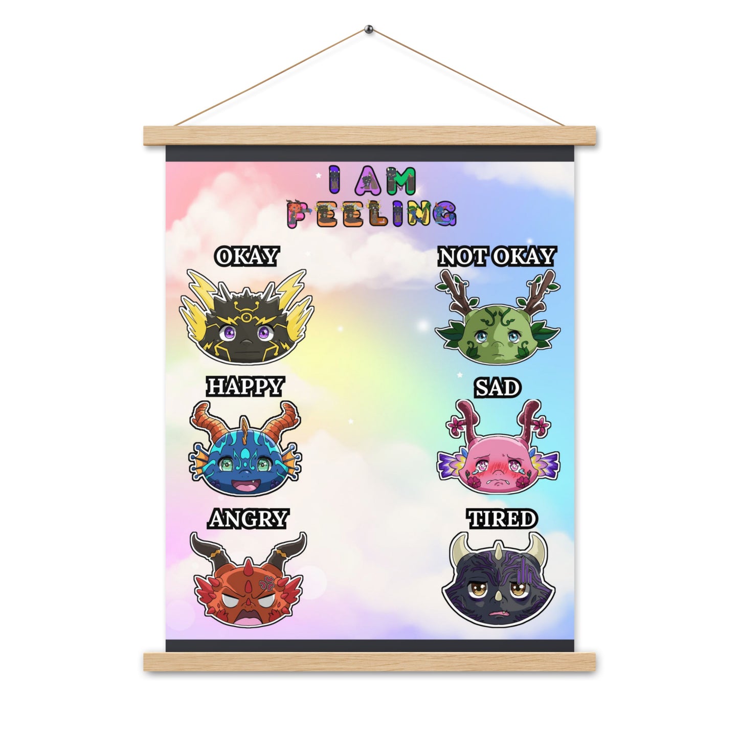 Tiny Dragon Communication Hanging Poster