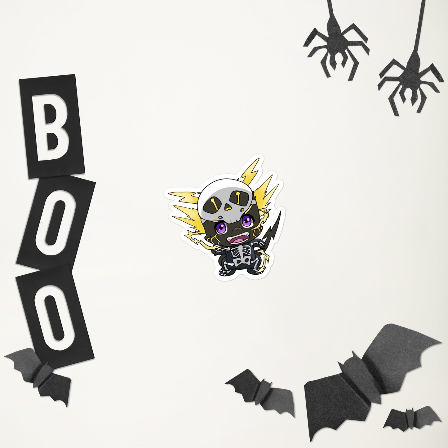 Shocking Skeleton Sticker