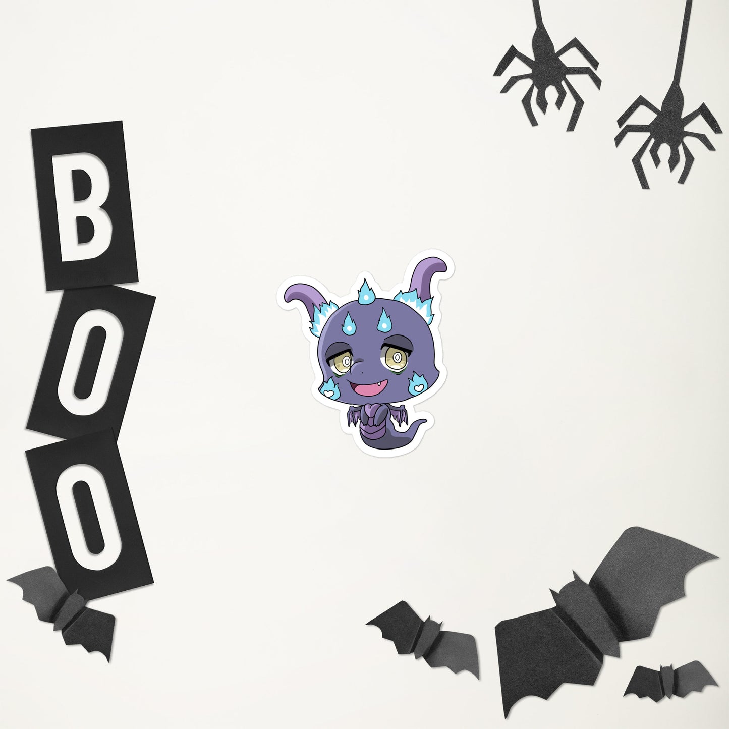 Tiny Ghost Dragon Sticker