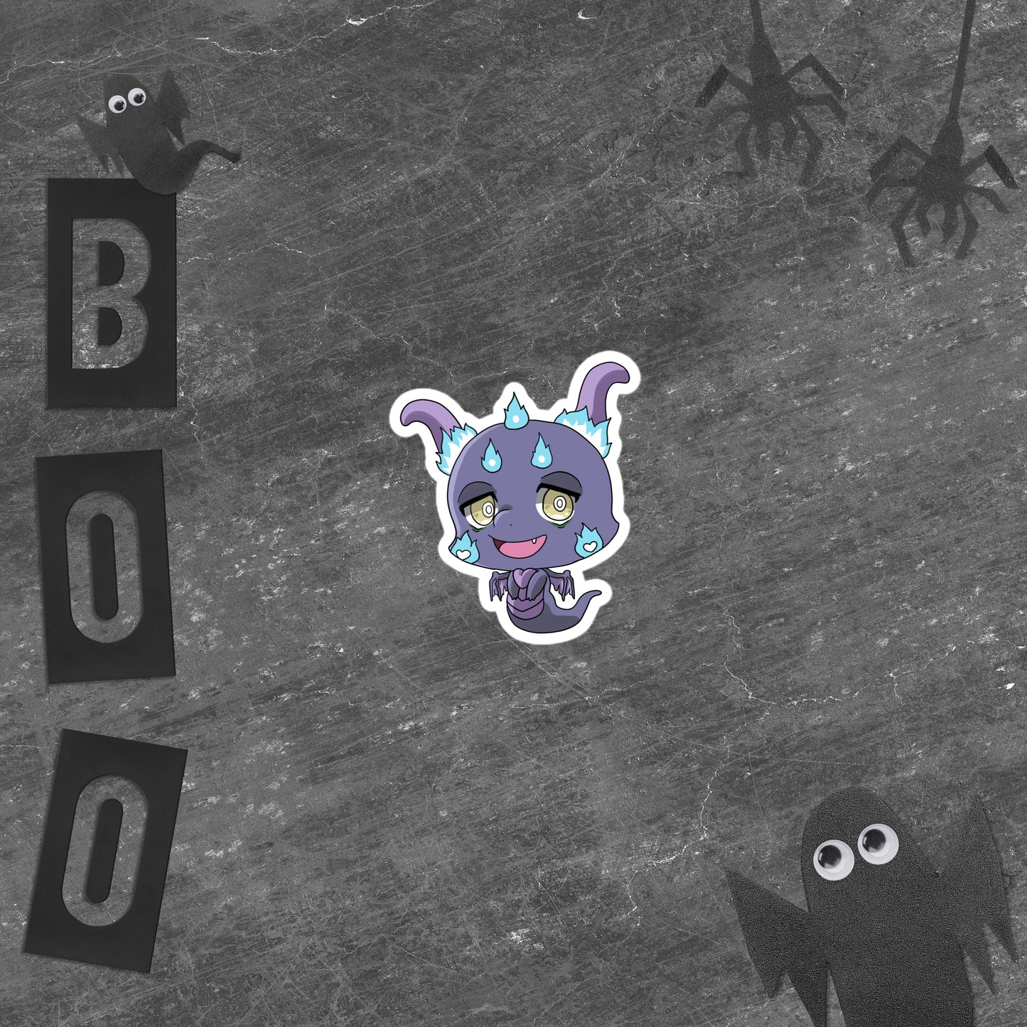 Tiny Ghost Dragon Sticker