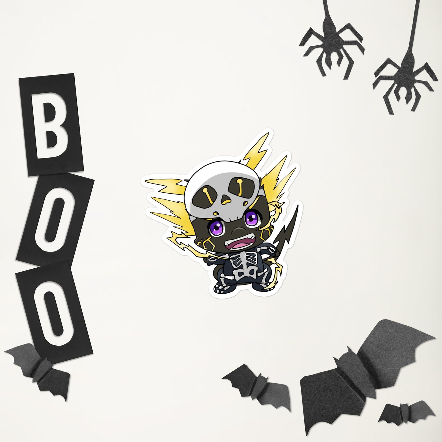 Shocking Skeleton Sticker
