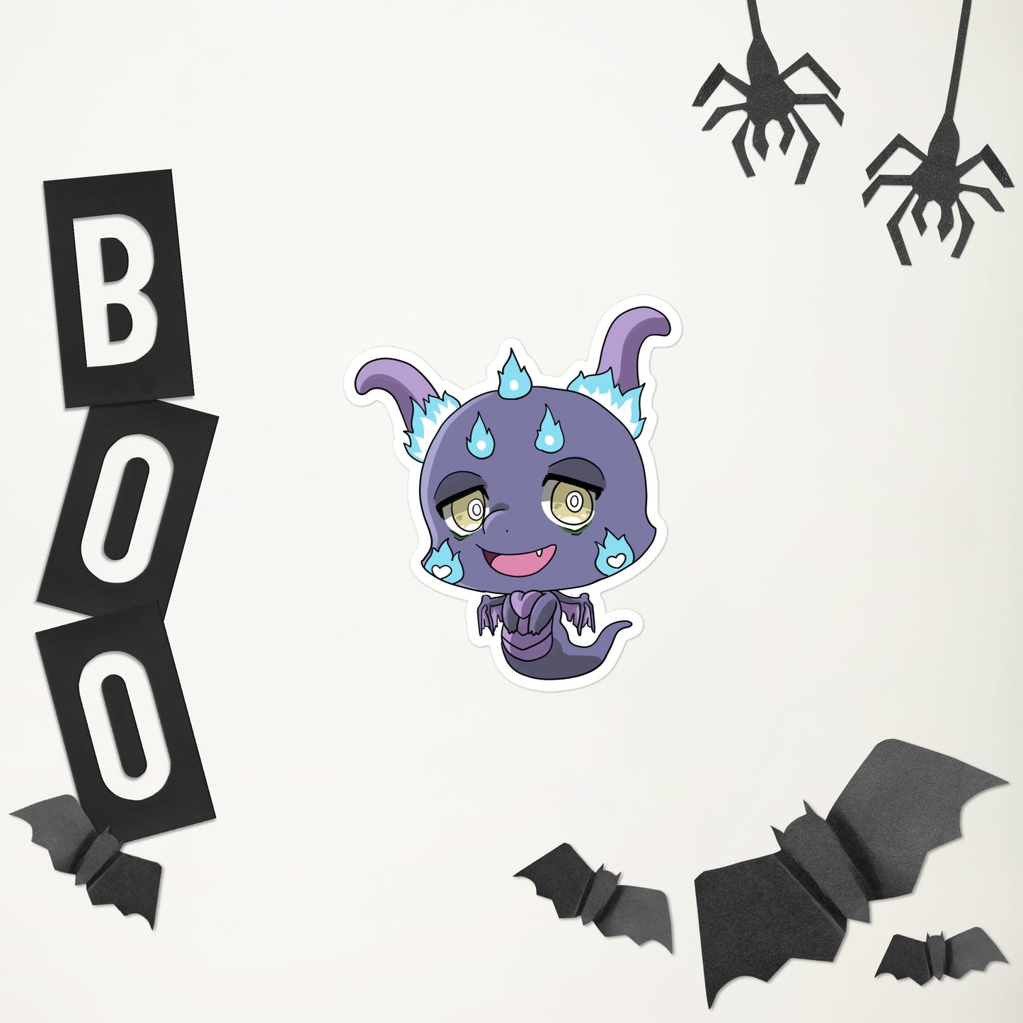 Tiny Ghost Dragon Sticker