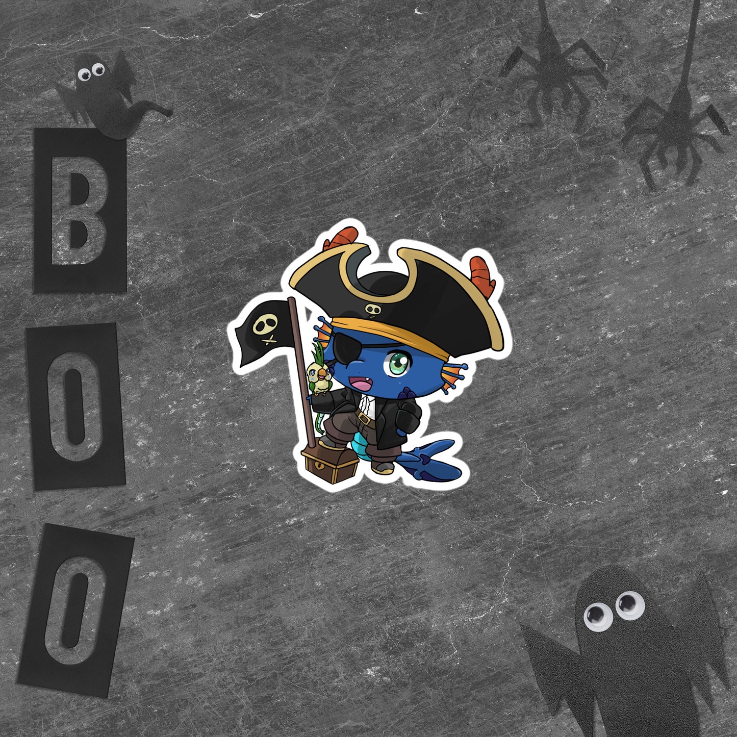 Blue Buccaneer Sticker
