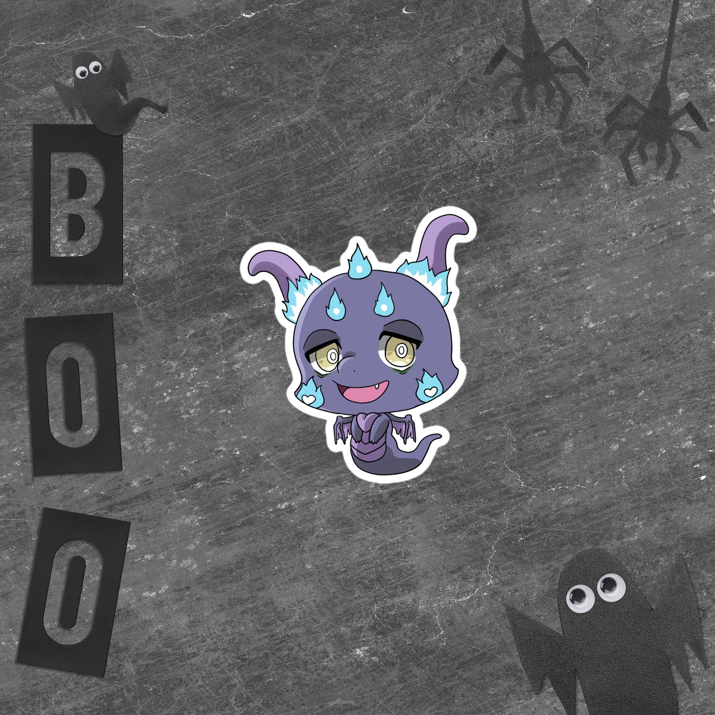 Tiny Ghost Dragon Sticker