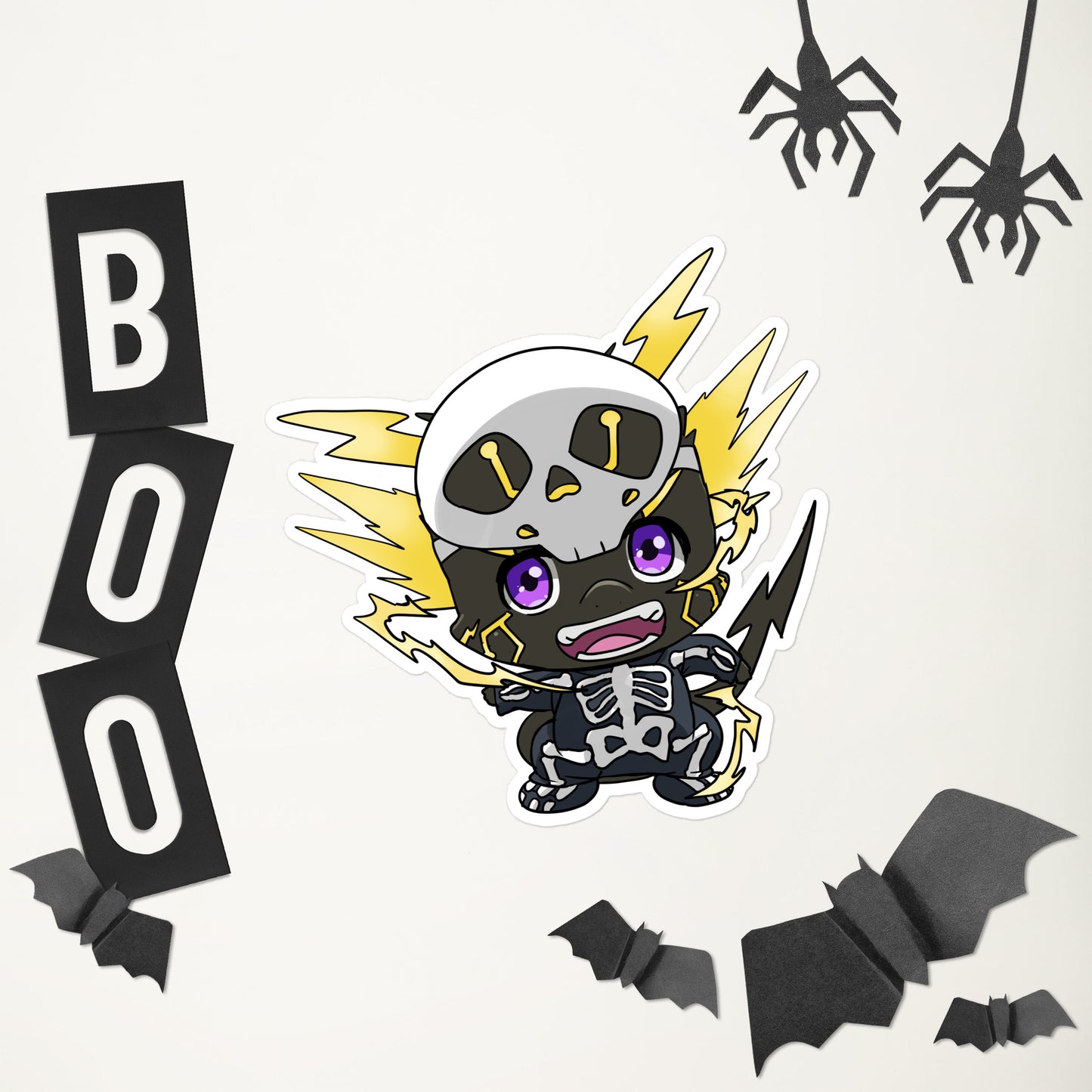 Shocking Skeleton Sticker