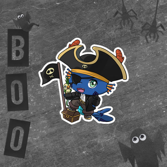 Blue Buccaneer Sticker