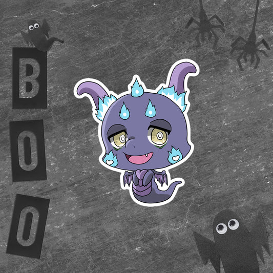 Tiny Ghost Dragon Sticker