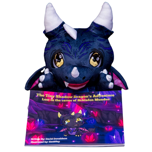 Tiny Shadow Dragon Bundle (Book & Plush Toy)