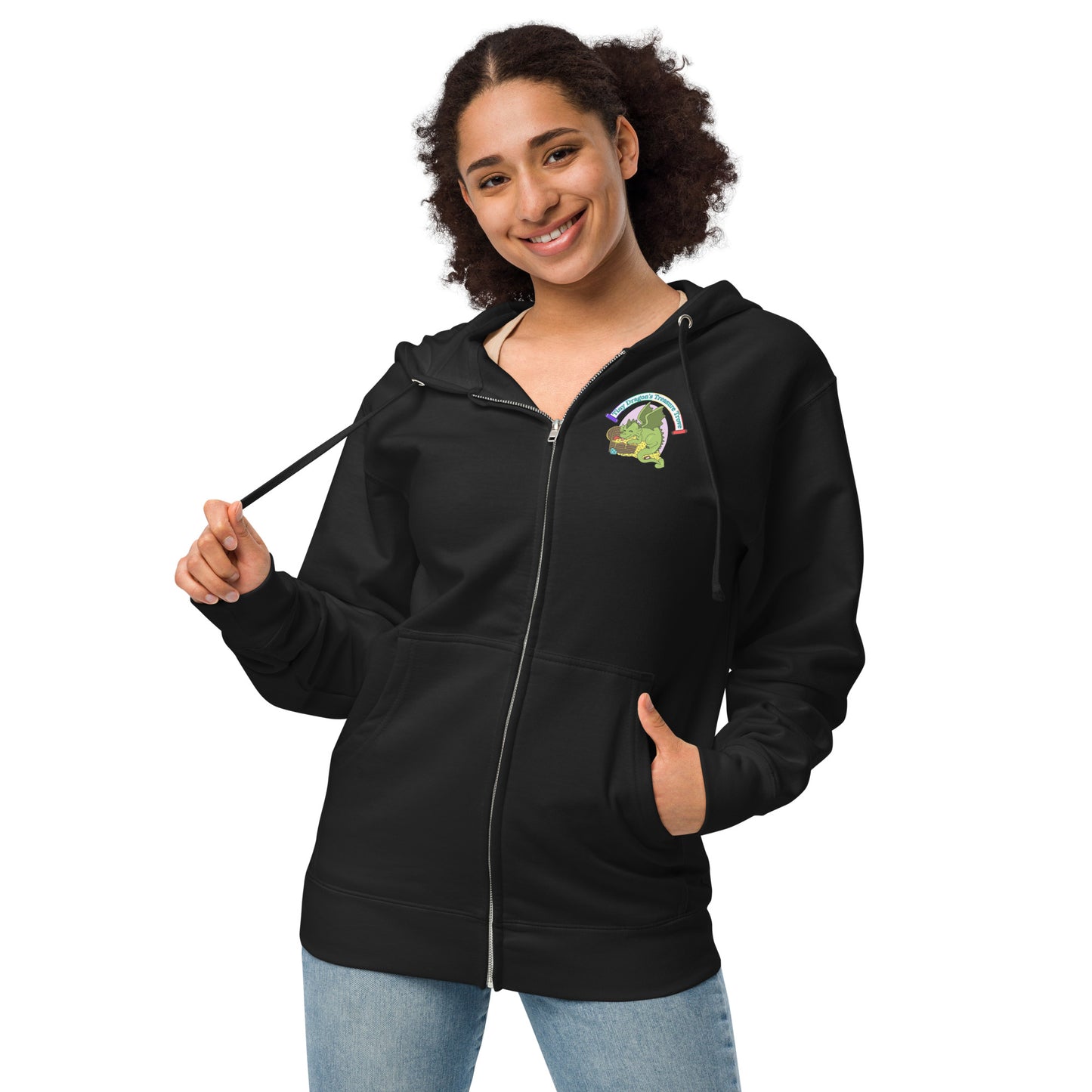 Zip Up Tiny Dragon Hoodie