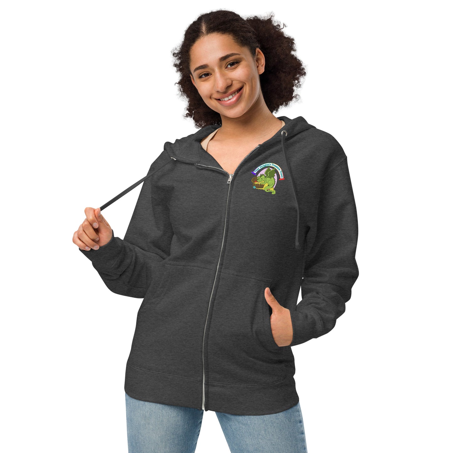 Zip Up Tiny Dragon Hoodie