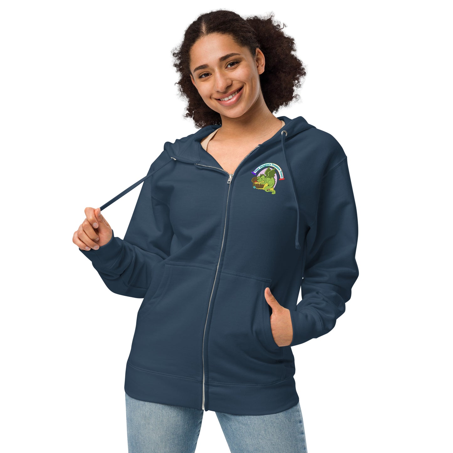Zip Up Tiny Dragon Hoodie