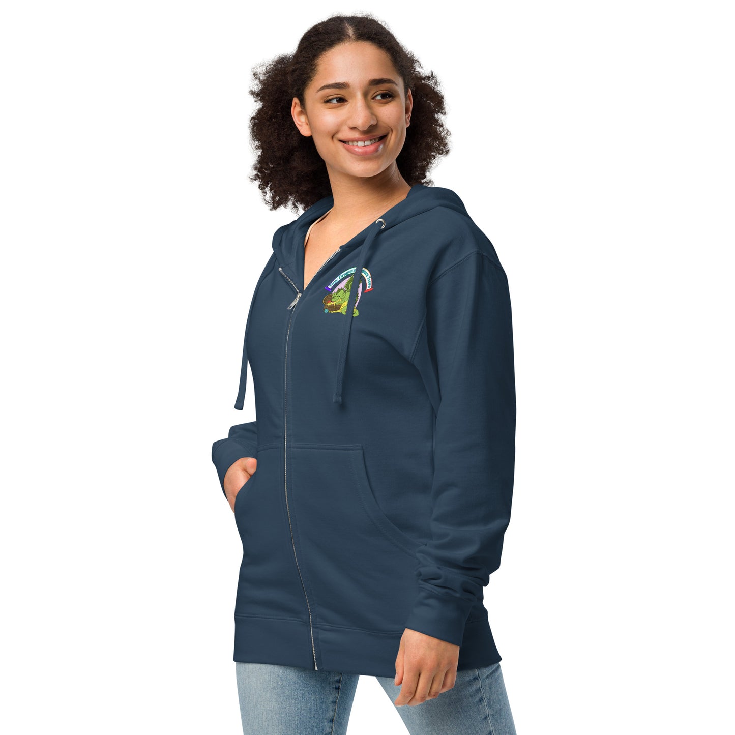 Zip Up Tiny Dragon Hoodie