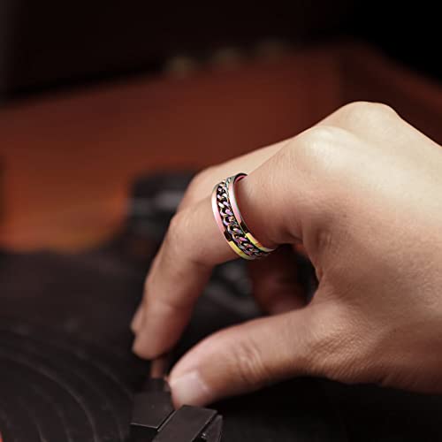Stainless Steel Fidget Rings