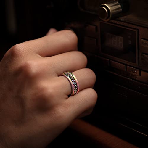 Stainless Steel Fidget Rings