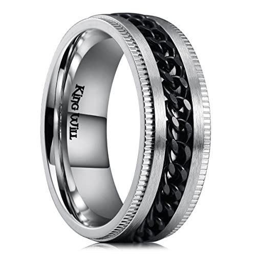 Stainless Steel Fidget Rings