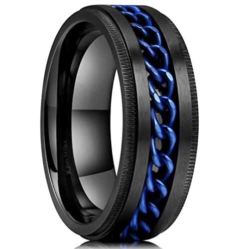 Stainless Steel Fidget Rings