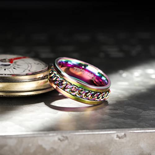 Stainless Steel Fidget Rings