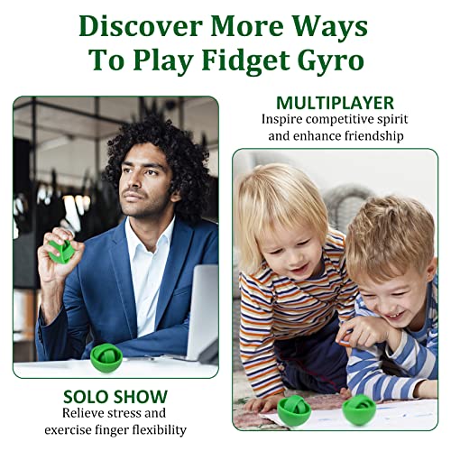 Half Flip Fidget Gyro