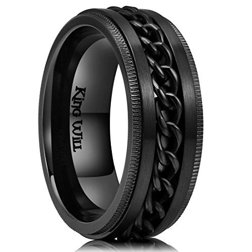 Stainless Steel Fidget Rings