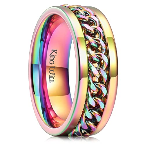 Stainless Steel Fidget Rings