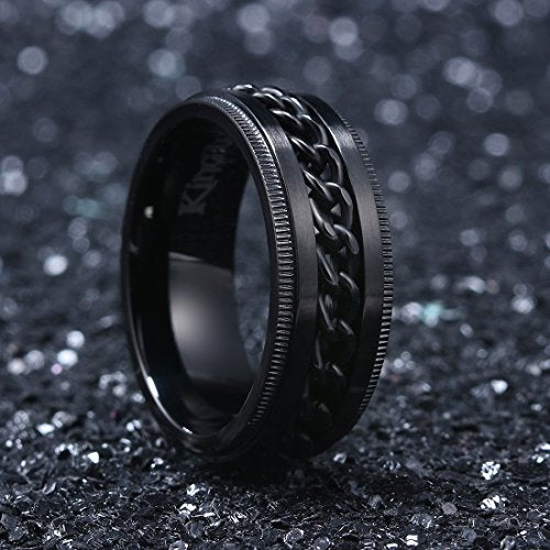 Stainless Steel Fidget Rings