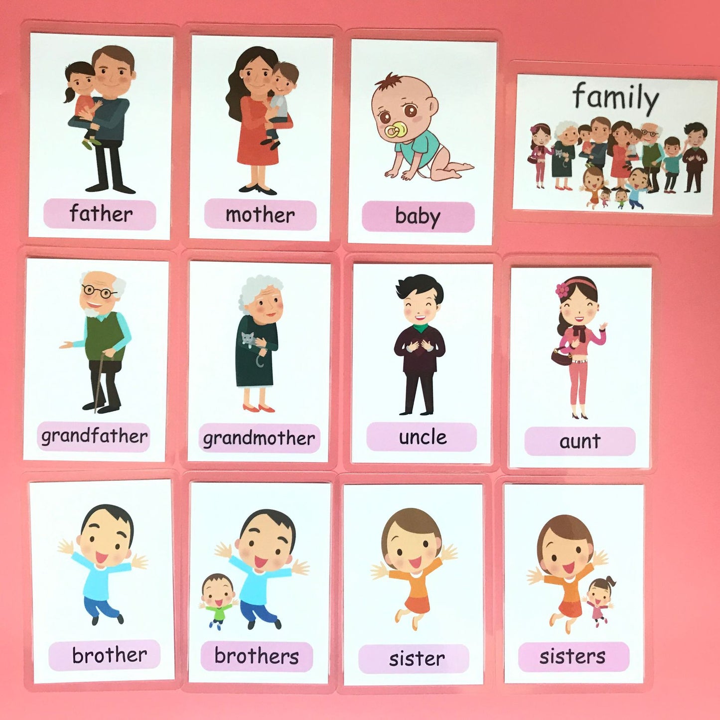 Childrens Learning Cards