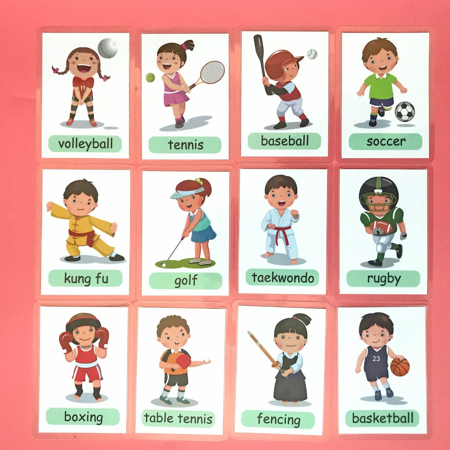 Childrens Learning Cards