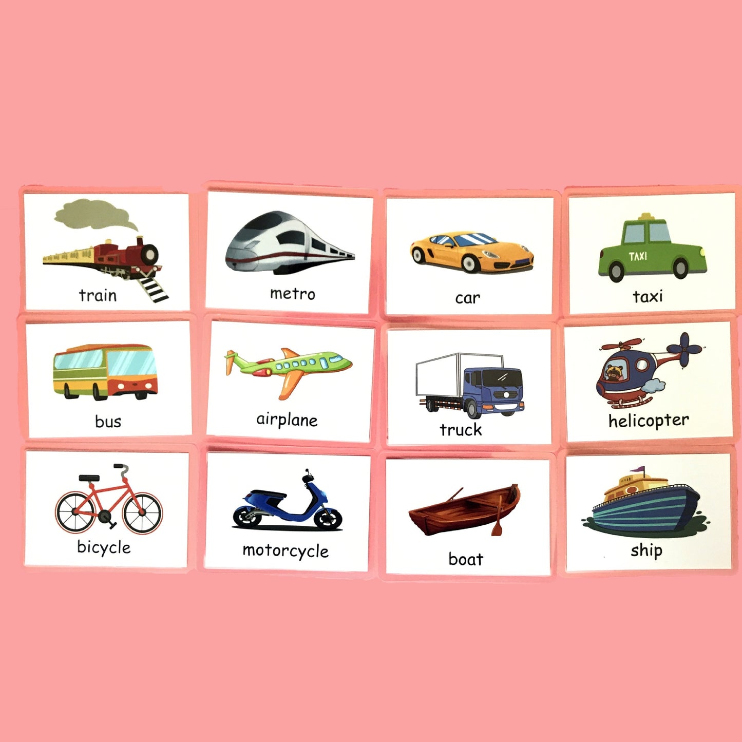 Childrens Learning Cards