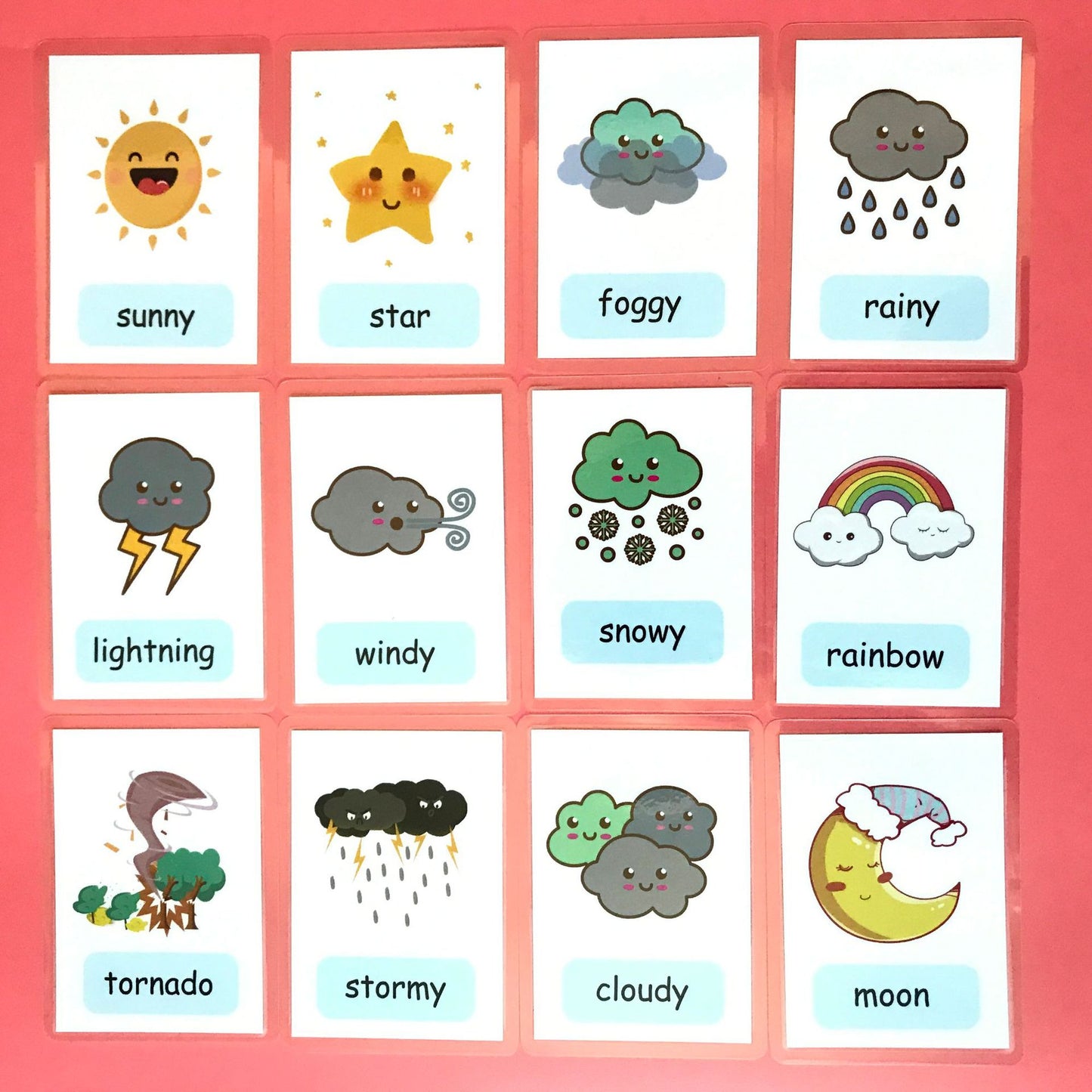 Childrens Learning Cards