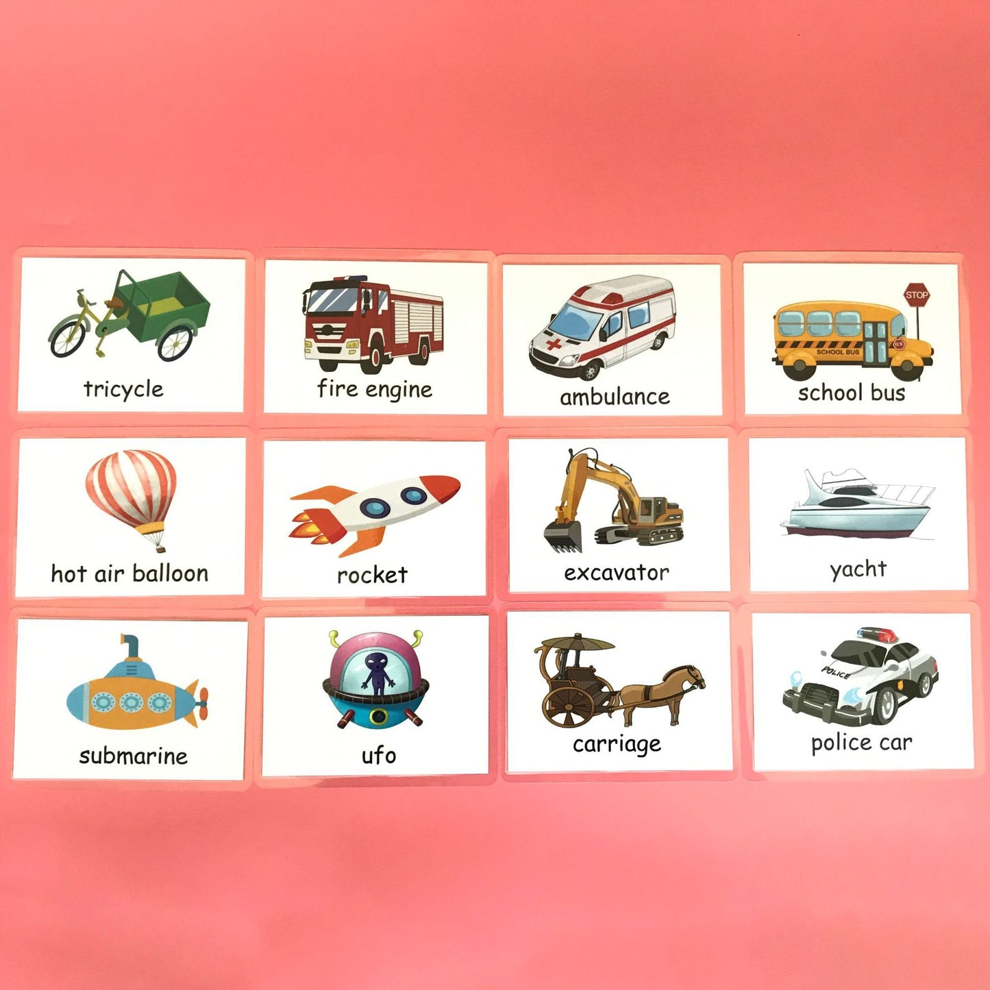 Childrens Learning Cards