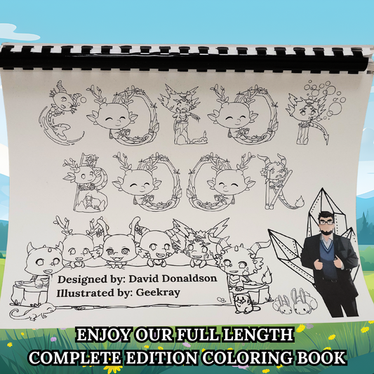 Tiny Dragon Coloring Adventure - Complete Series