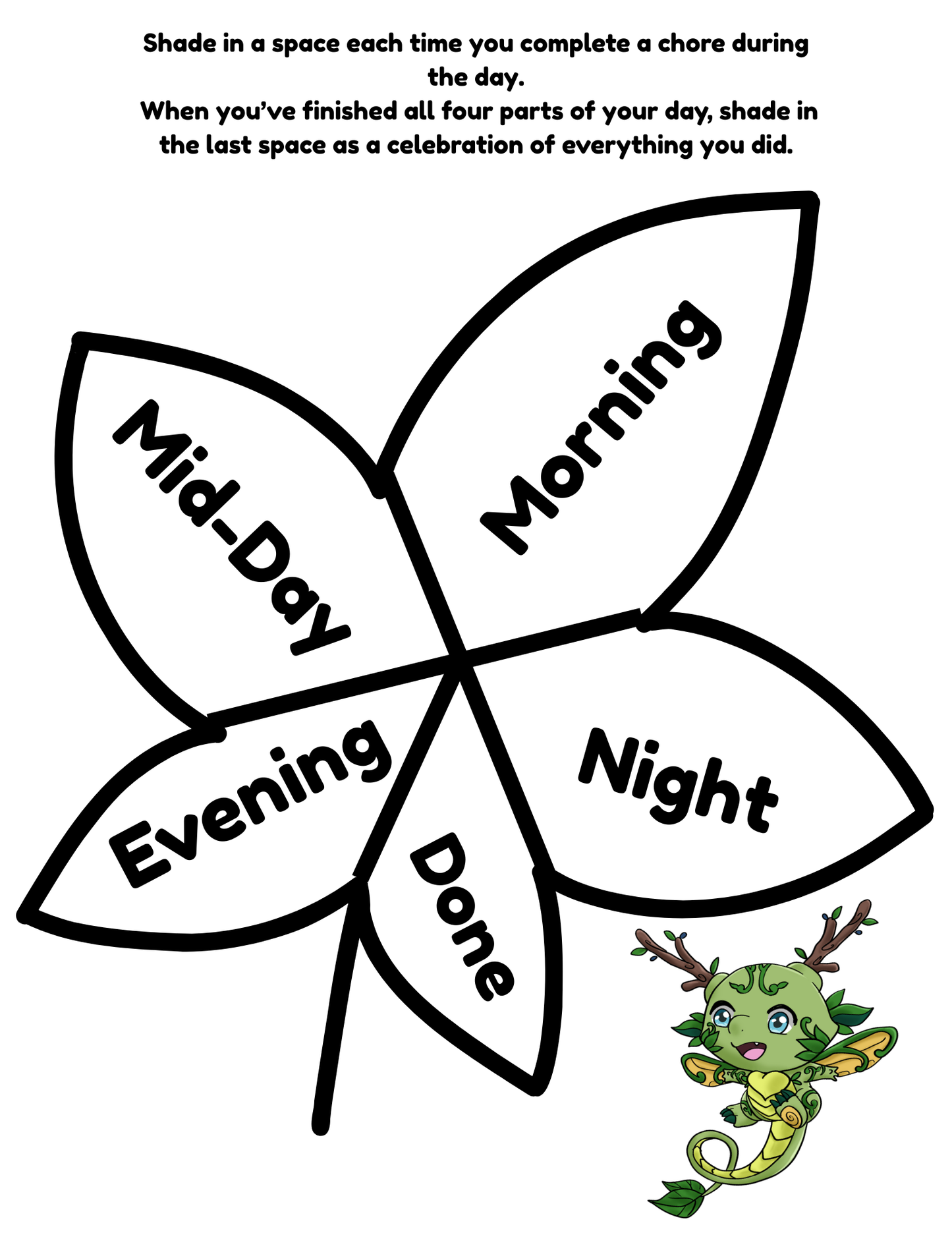 Daily Chore Chart - Hide & Seek Game