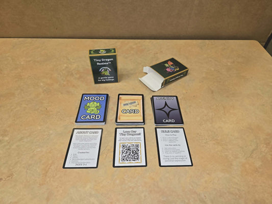 Tiny Dragon Realms™ – Physical Card Deck (Professionally Printed & Laminated)